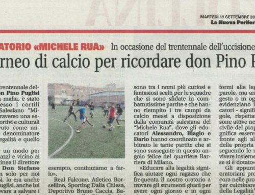 Un torneo di calcio per ricordare don Pino Puglisi – La Nuova Periferia