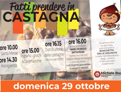 Domenica 29 ottobre fatti prendere in castagna!