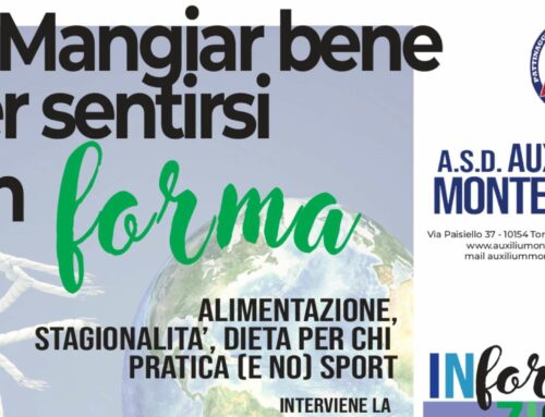 Auxilium Monterosa: incontro “Mangiar bene per sentirsi in forma”